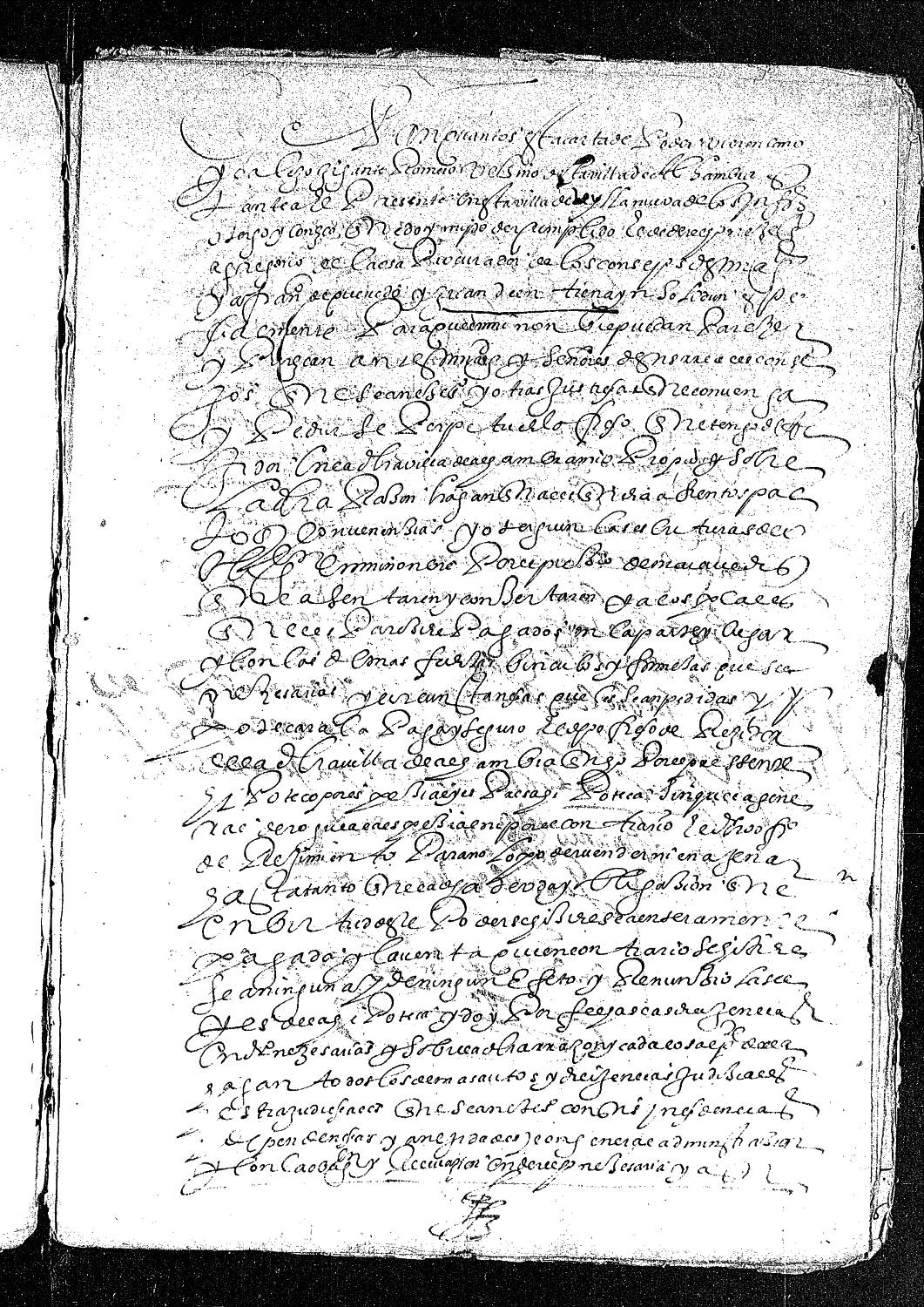Carta de poder de Alejo Gigante dada a Gregorio de Caesa, procurador del Consejo Real, para que le consiga en la Corte la perpetuación del oficio de regidor de Alhambra que tiene.