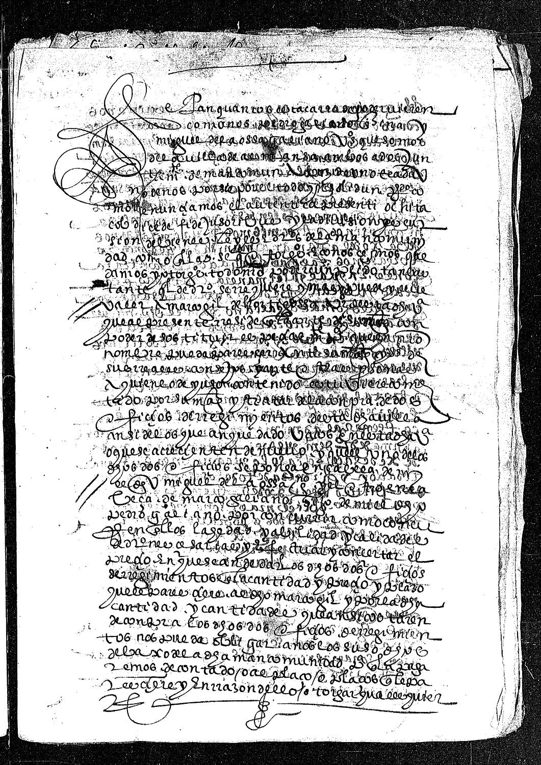Carta de poder de Pedro Galiano Encina y Miguel de la Osa Galiano dada a Marcos Gil de Hortigosa para que compre en la Corte dos oficios de regidor de Almansa.