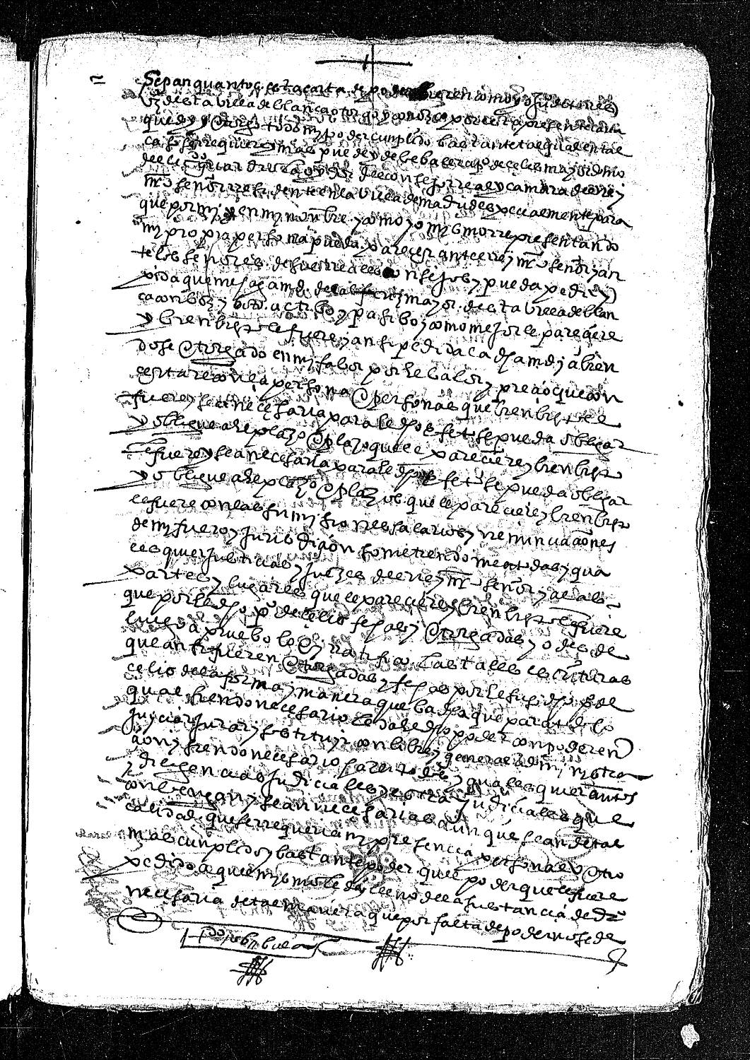 Carta de poder de Juan de Torres dada a Pedro de Celis- mayordomo del licenciado Guardiola, oidor del Consejo Real y Cámara de Rey- para que le compre el oficio de alférez mayor de Blanca.