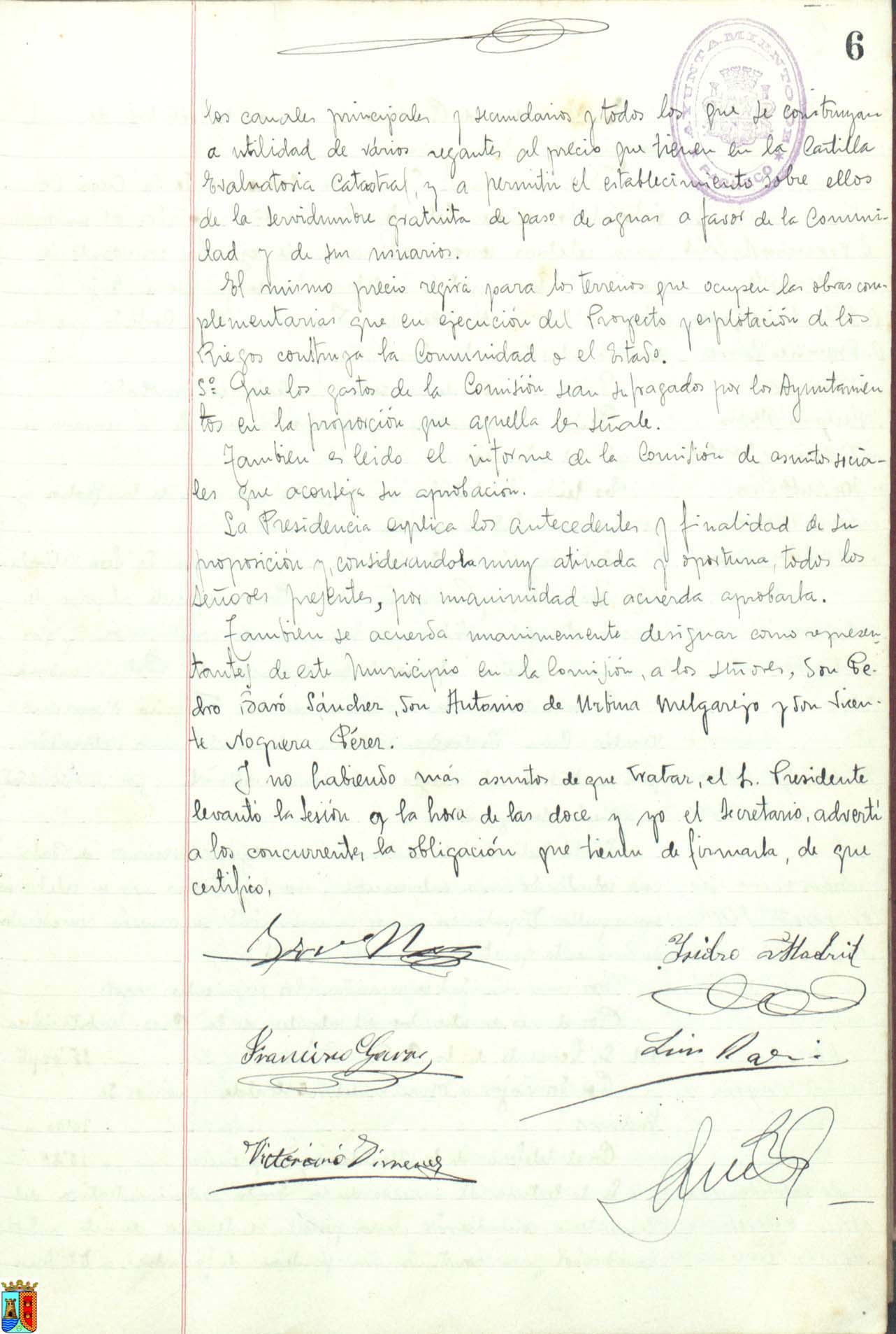 Actas de sesiones del pleno del Ayuntamiento de Torre Pacheco. Año 1934