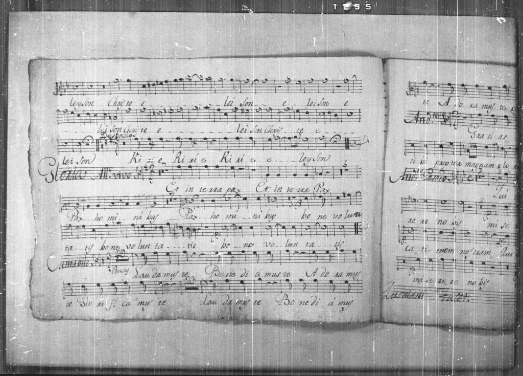 Partituras musicales utilizadas para las transcripciones y estudios realizados por José Luis López García.