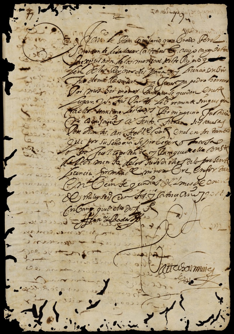Registro de Ginés Cano de Santayana, Murcia de 1614.