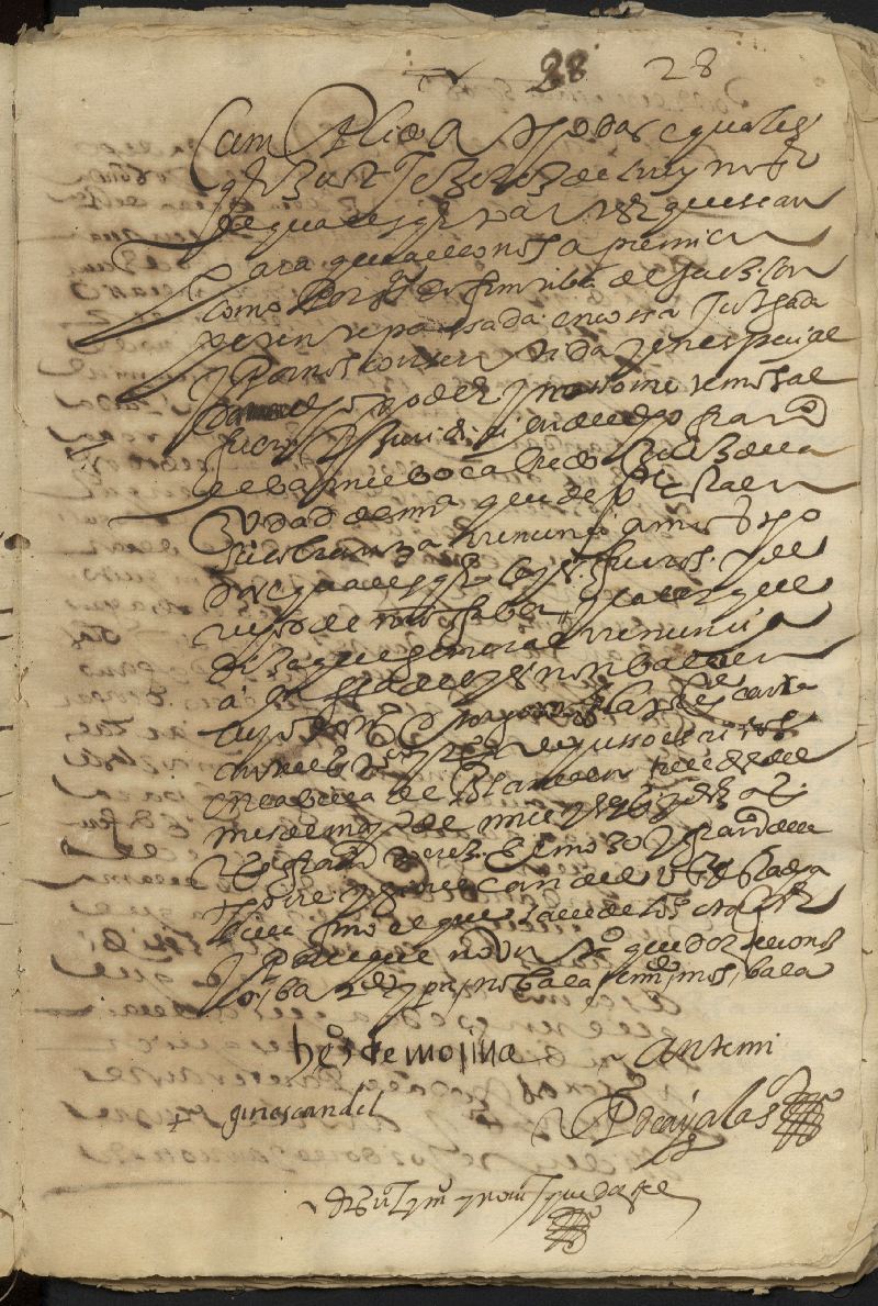 Registros de Pedro Ayala Manrique, Blanca. Años 1610-1619.