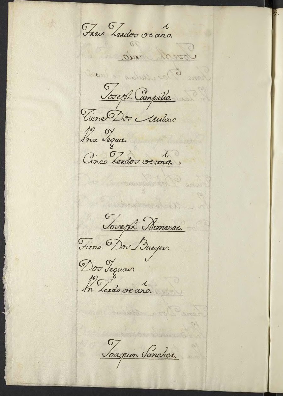 Libro registro de ganados de Alguazas.