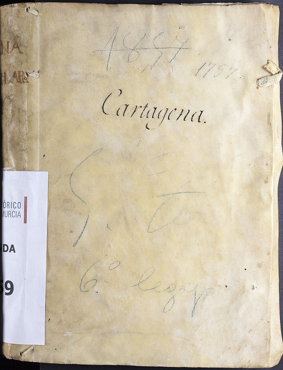 Libro de lo real de Seculares de Cartagena, T. 7 (P-Z).