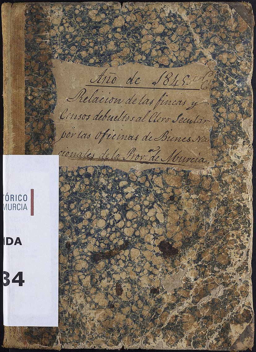 Relación de las fincas y censos devueltos al clero secular (según Instrucción de 1-8-1845, art. 3, por no haber sido enajenados).