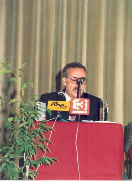 Intervención del Director del Instituto en la inauguración del curso escolar 1987-1988.