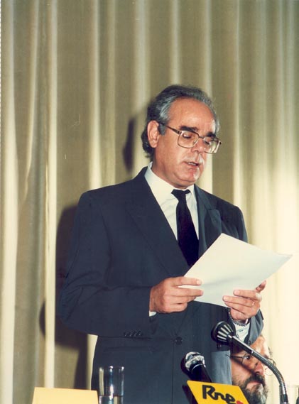 Intervención del presidente de la Comunidad Autónoma en la inauguración del curso escolar 1987-1988.