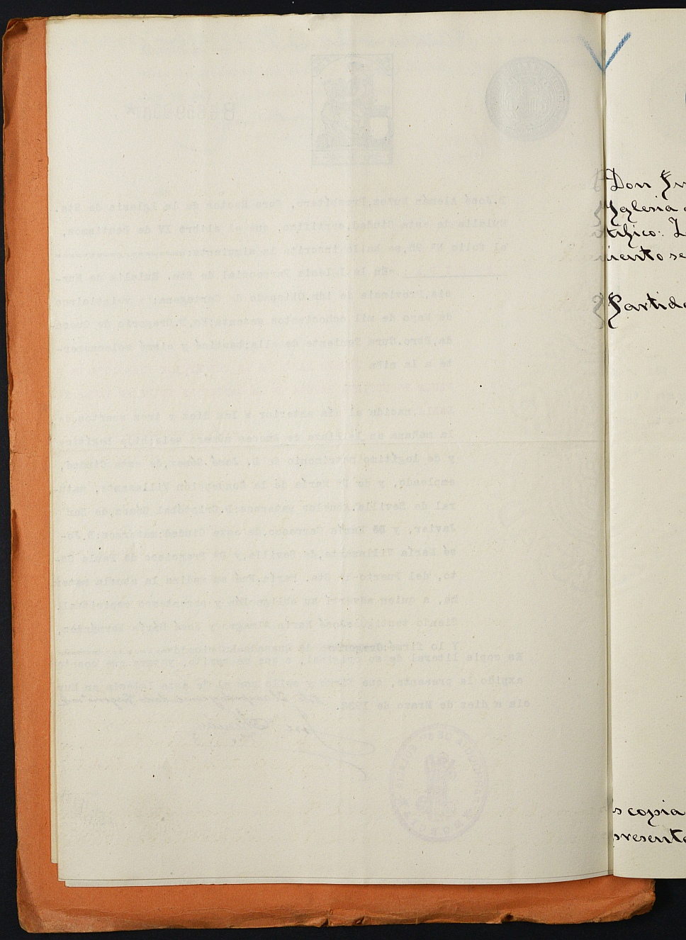Declaración de herederos 16/1932 del Juzgado de Primera Instancia del Distrito de San Juan de Murcia, por fallecimiento de Rita Gómez Bravo-Villasante.