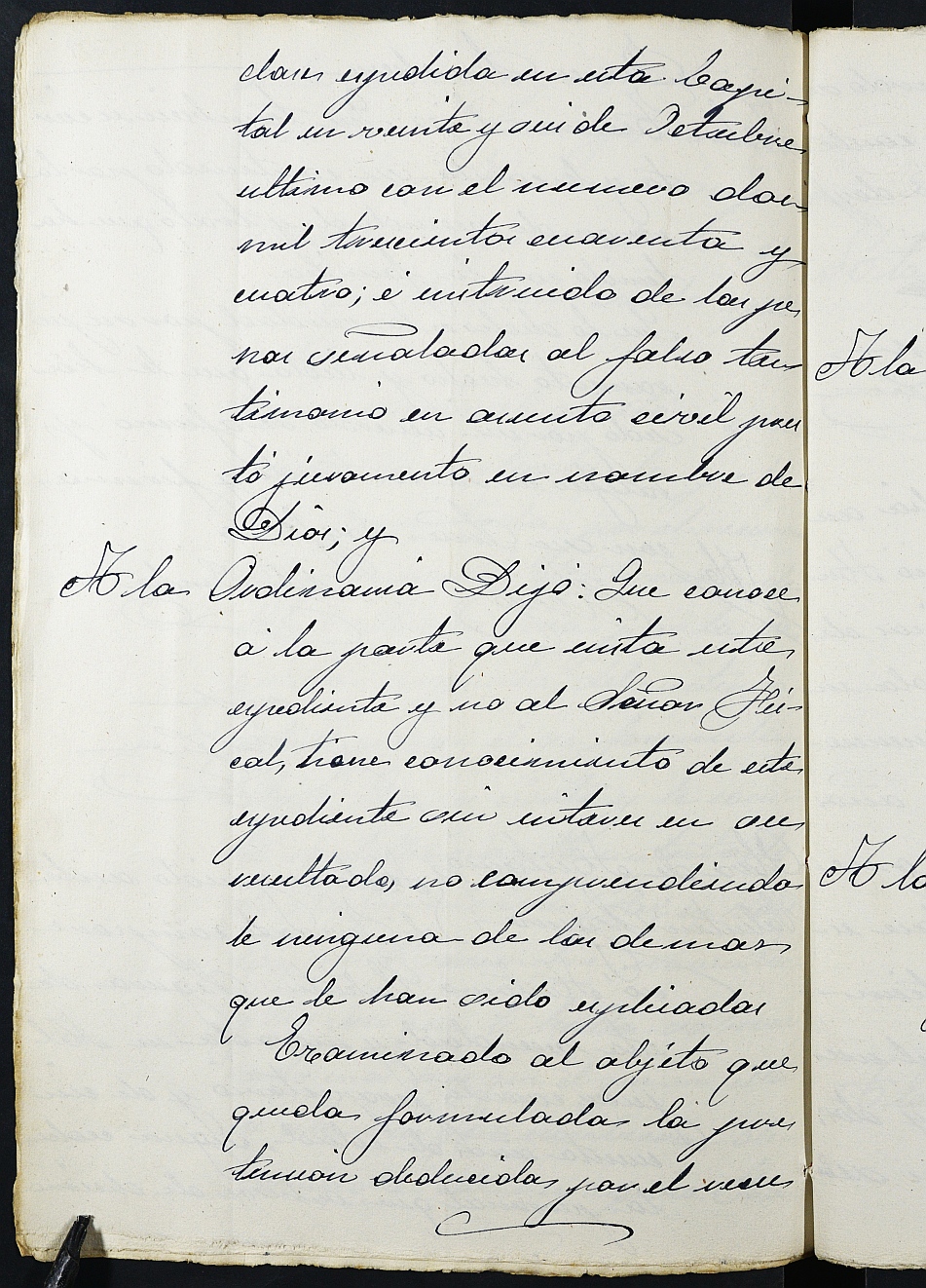 Declaración de herederos s.n./1893 del Juzgado del Distrito de San Juan de Murcia, por defunción de Lucía Faz Cánovas y Antonia Pinar Faz.