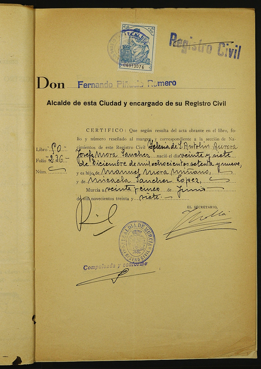 Procesos civiles del Juzgado de Primera Instancia e Instrucción Nº 2 de Murcia. Año 1938, del nº 55 al 80.