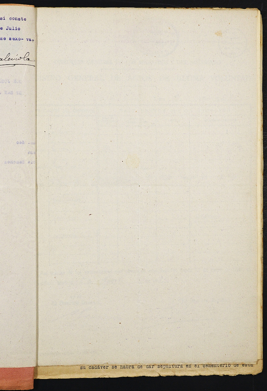 Declaración de herederos 166/1931 del Juzgado de Primera Instancia e Instrucción Nº 1 de Yecla, por defunción de Juana García Sánchez.