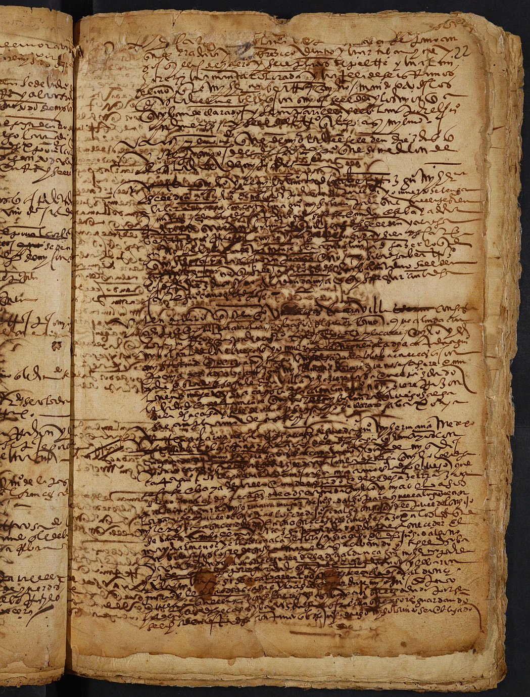 Protocolo de testamentos antiguos y capellanías ante Alonso Carreño y otros notarios de Cehegín . Años 1550-1646.