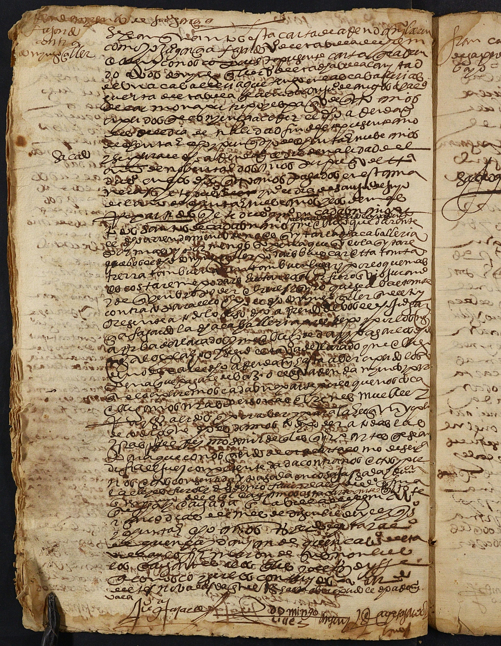 Registro de Ginés Muñoz, Cehegín: Testamentos de 1572-1574.