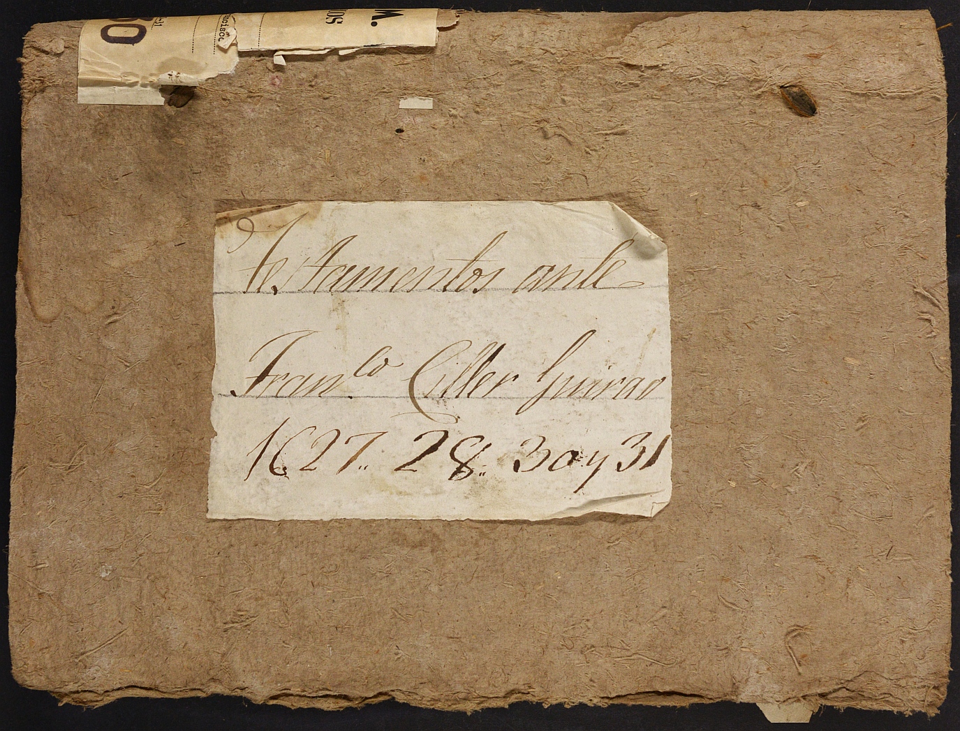 Registro de Francisco Ciller Guirao, Cehegín: Testamentos de 1627-1631.