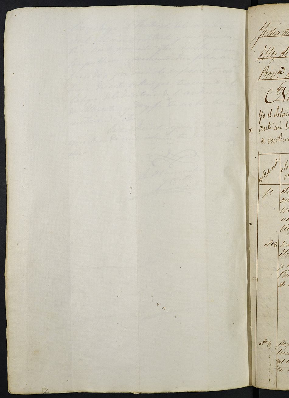 Índices de escrituras del notario de Cieza Antonio Camacho Cortés del año 1871.