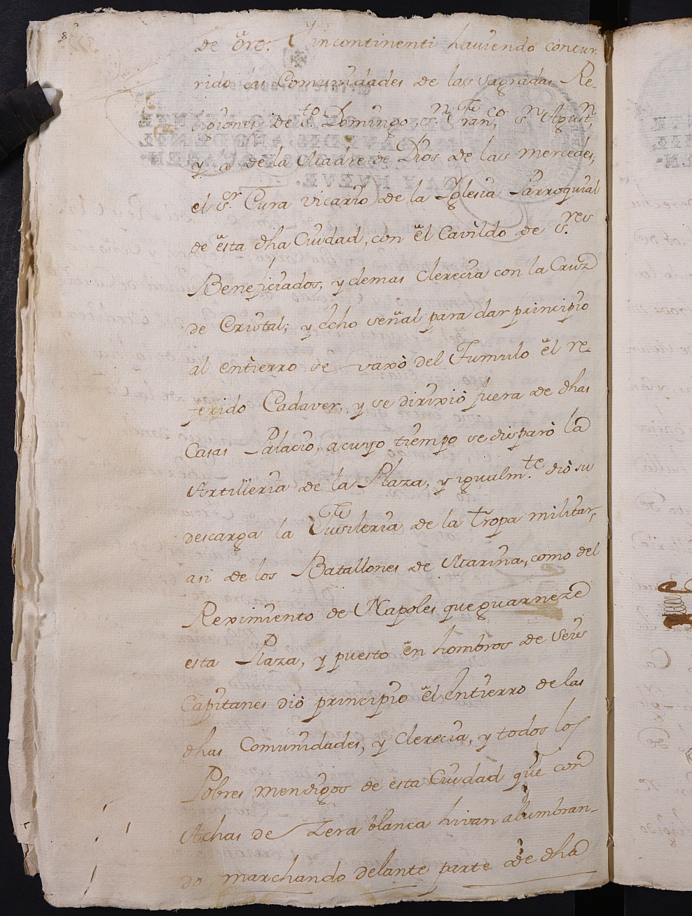 Registro de Joaquín García de León, Cartagena: Escribano de Marina. Año 1749.