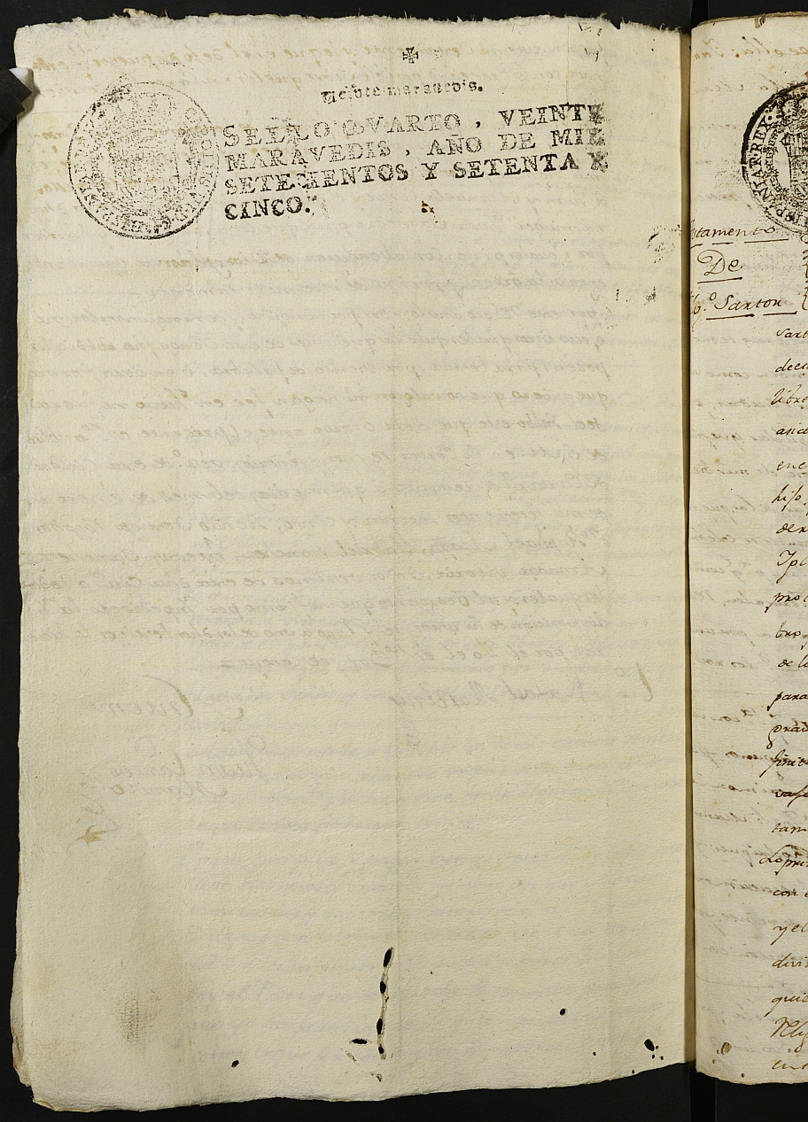Escrituras de varios notarios de 1771-1787.