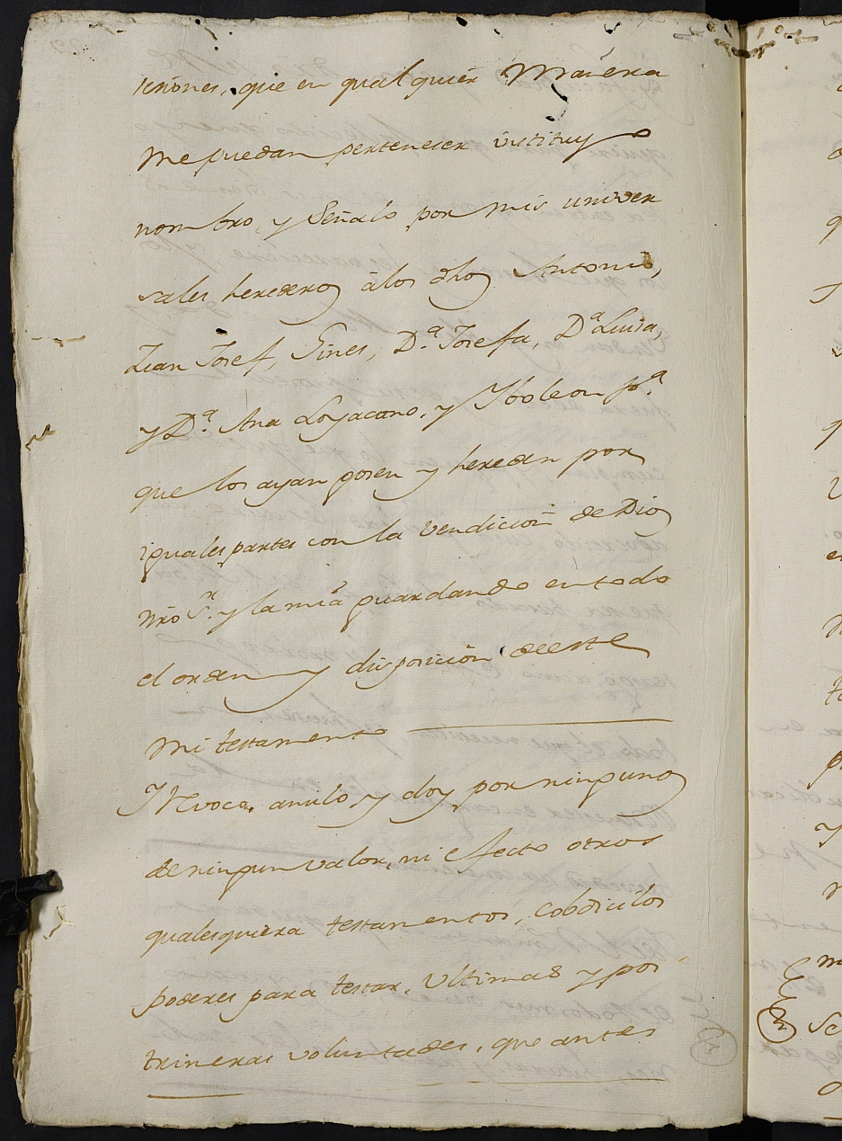 Registro de Agustín Carlos Roca, Cartagena. Año 1777.