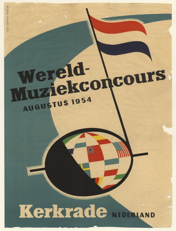 Cartel del Concurso Música del Mundo.