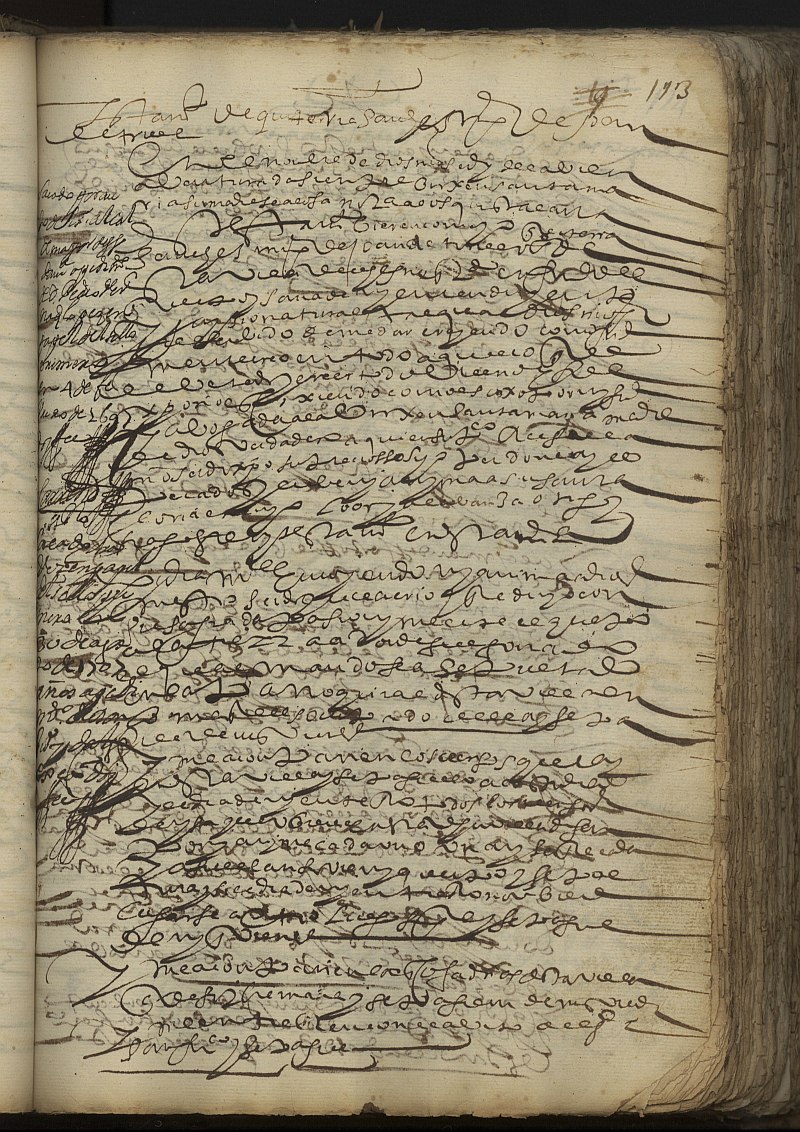 Testamento de Quiteria Sánchez, mujer de Juan Teruel, vecina de Cehegín.