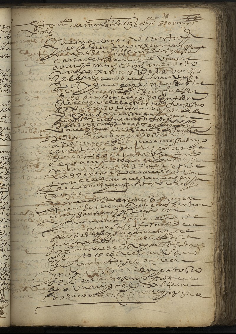 Testamento de Melchora Martínez, mujer de Domingo Jiménez, vecina de Cehegín.