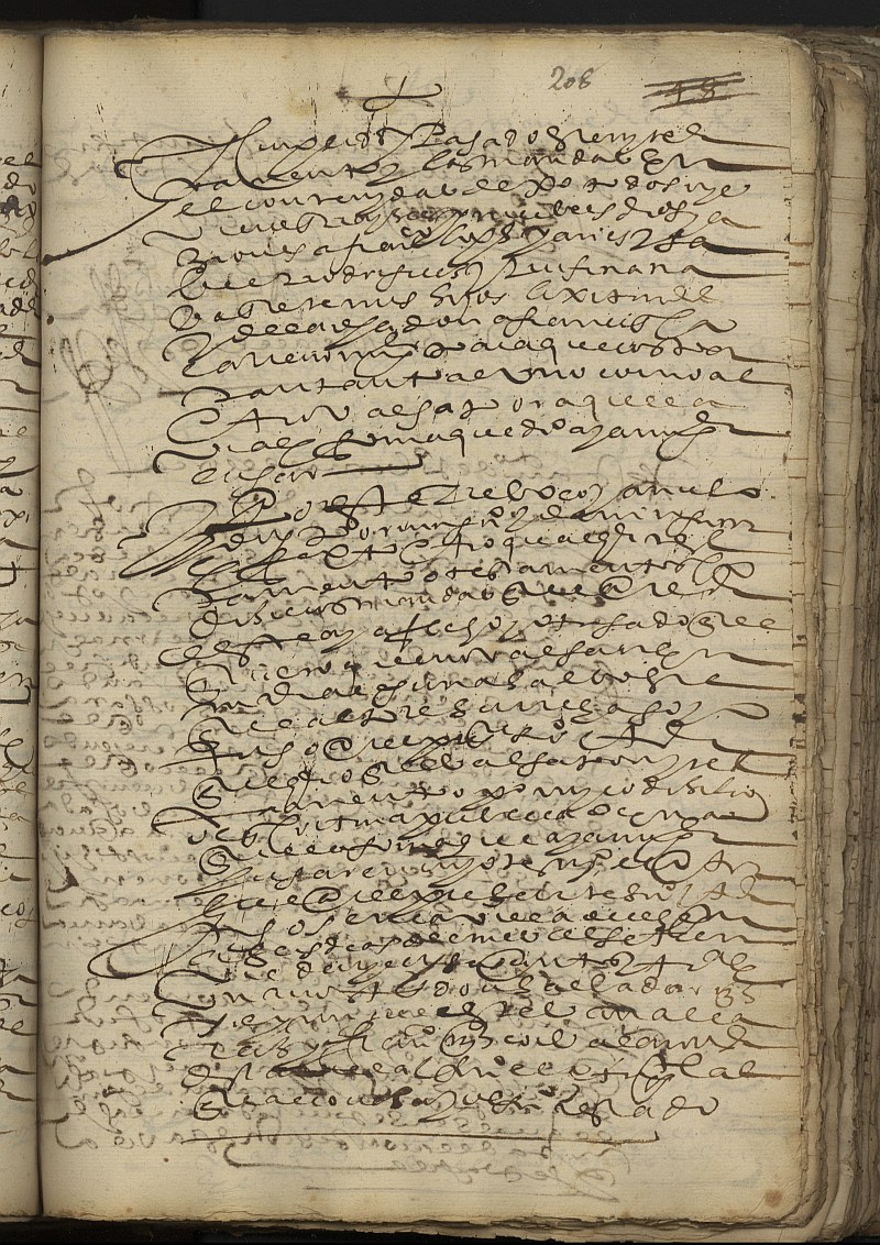 Testamento de Pedro Bernal de Lorca, marido de María Carreño, vecino de Cehegín.