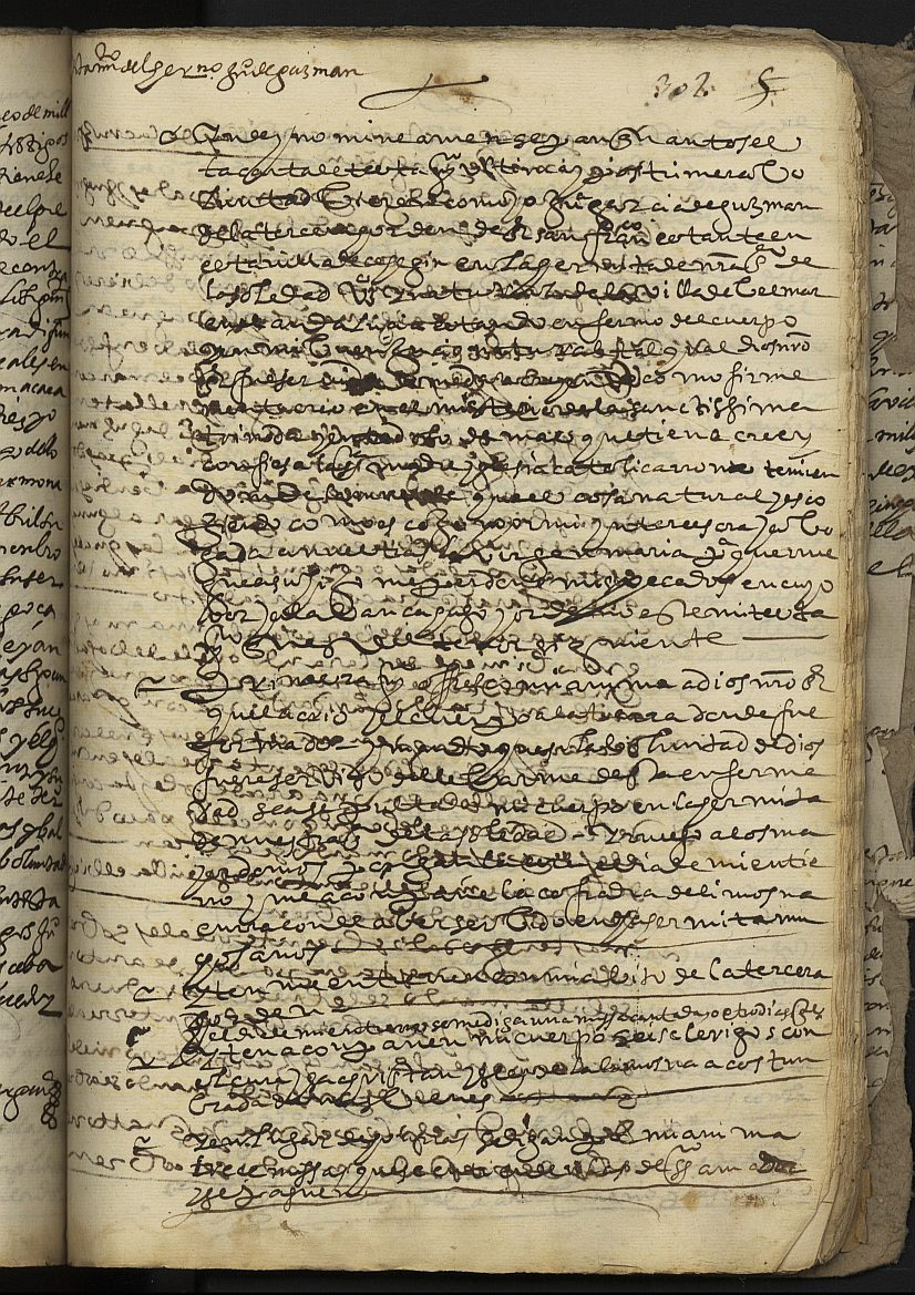 Testamento de Juan García de Guzmán, de la Tercera Orden de San Francisco, vecino de Cehegín.