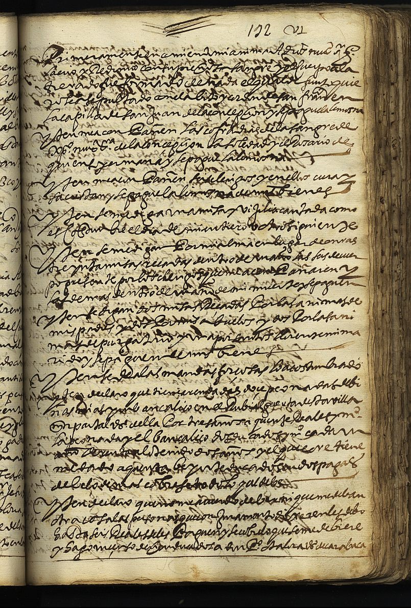 Testamento de Catalina de Egea, viuda de Santos Llorente, vecina de Cehegín.