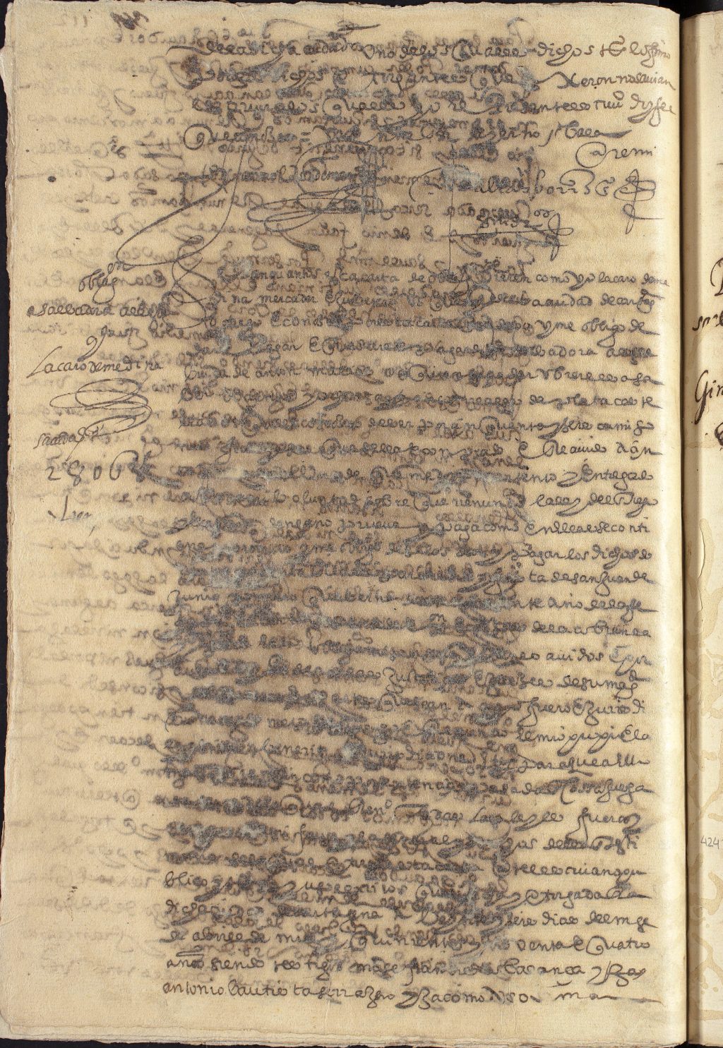 Registro de Baltasar Borrás, Cartagena. Años 1593-1595.