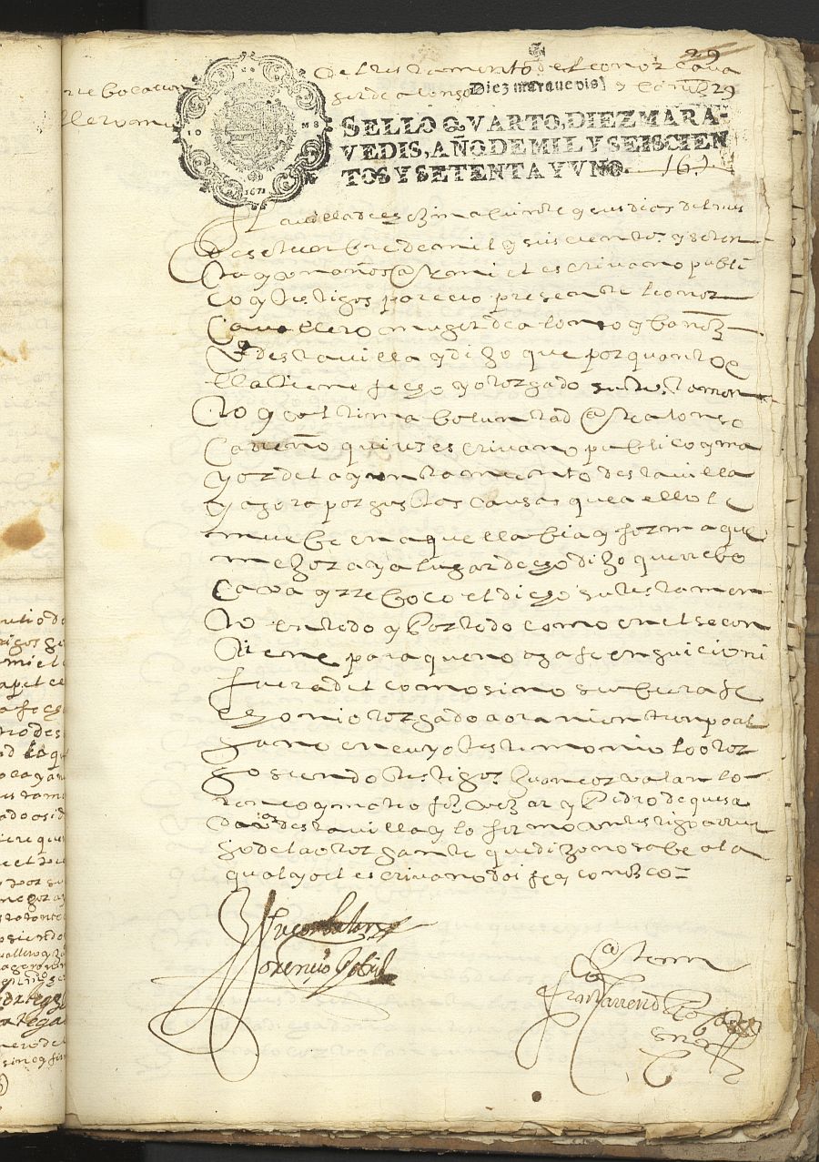 Escritura de revocación del testamento otorgado por Leonor Caballero, mujer de Alonso Gómez, vecina de Cehegín.