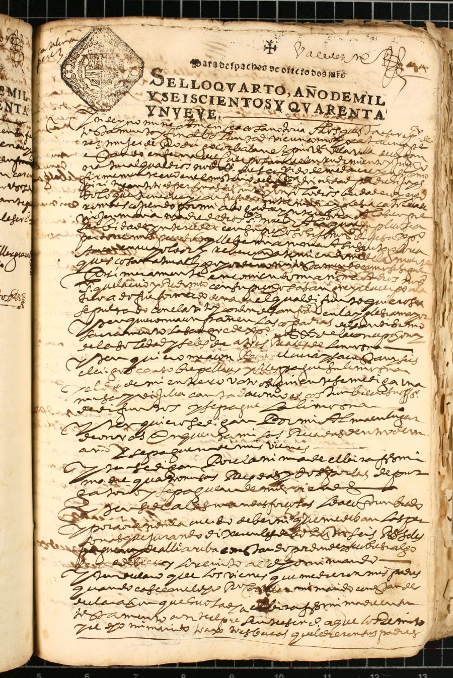 Testamento de Catalina Pérez, mujer de Rodrigo Corbalán Espinosa, vecina de Cehegín.