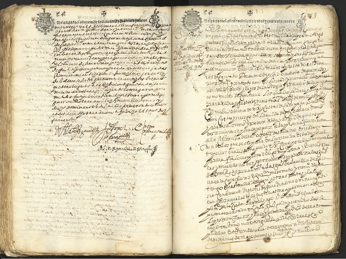 Registro de Cristóbal Dávila Robles, Cehegín. Año 1649.