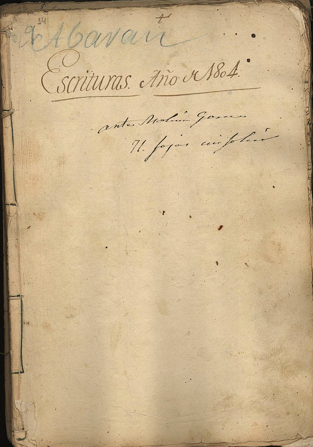 Registro de José Molina Gómez, Abarán. Año 1804.