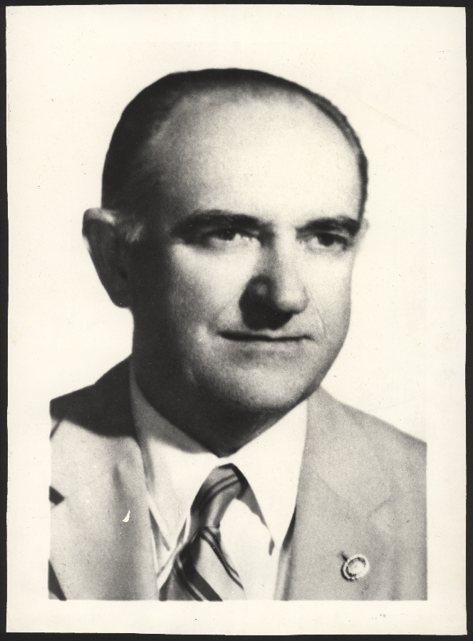 Retrato de Miguel Roma Pascual, presidente del Orfeón Murciano Fernández Caballero entre 1953 - 1956 y 1962 - 1966
